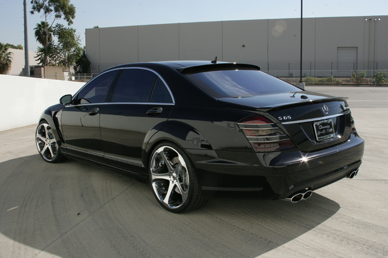 Giovanna Dalar-5 Chrome on Mercedes S65 AMG
